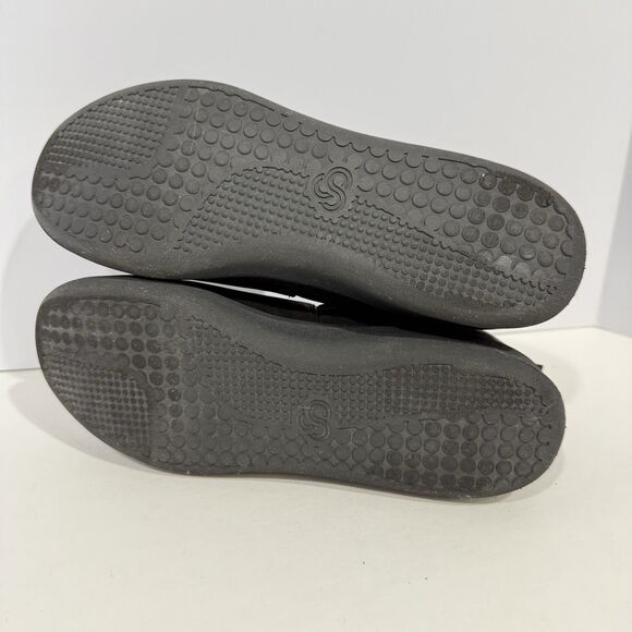 Cloudsteppers Clarks Shoes Womens 9 M Sillian 2.0 Ease Loafers Black 26146969 - Picture 6 of 16